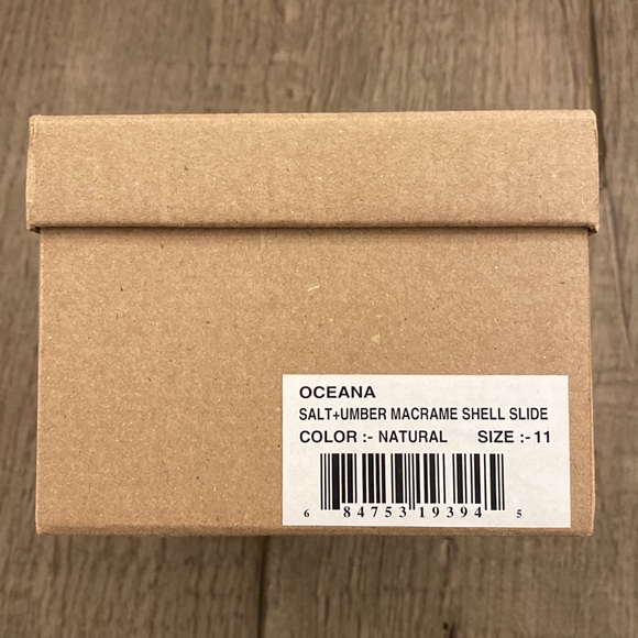 ANTHROPOLOGIE Salt + Umber Oceana Macrame Sandals Sz 10 - NIB!! - Picture 12 of 12